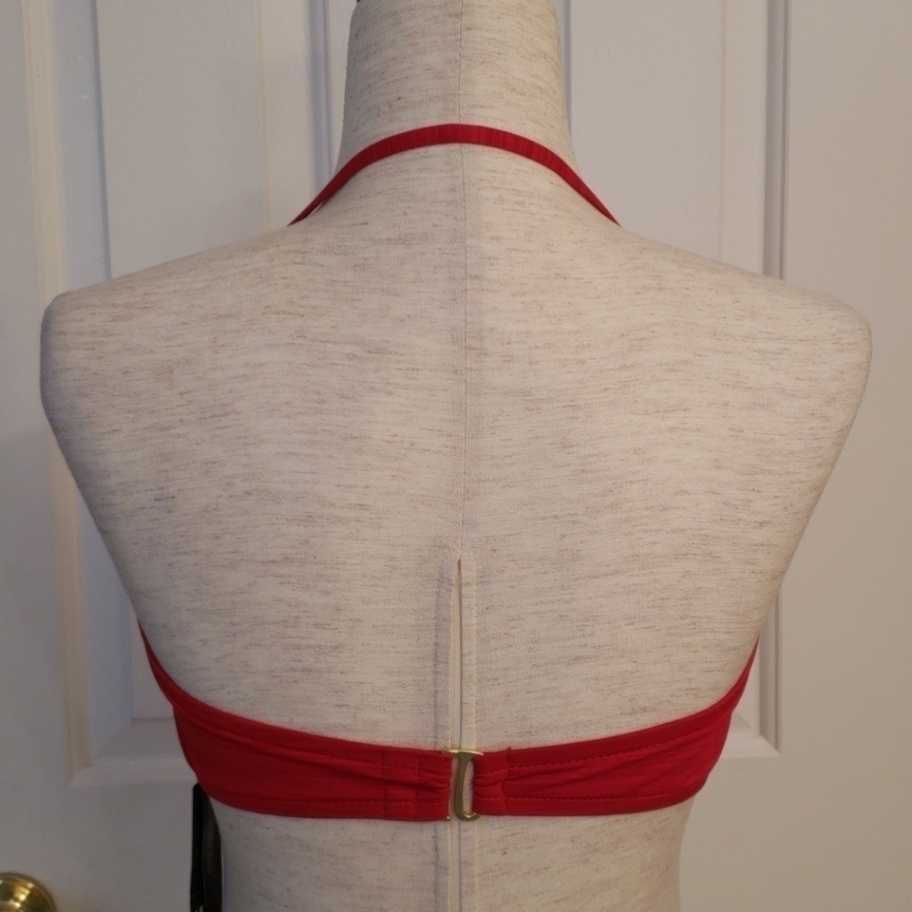 mossimo Red Bikini Top NWT - Picture 6 of 11